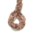 Strawberry Quartz gemstone strands, jewelry supplies
