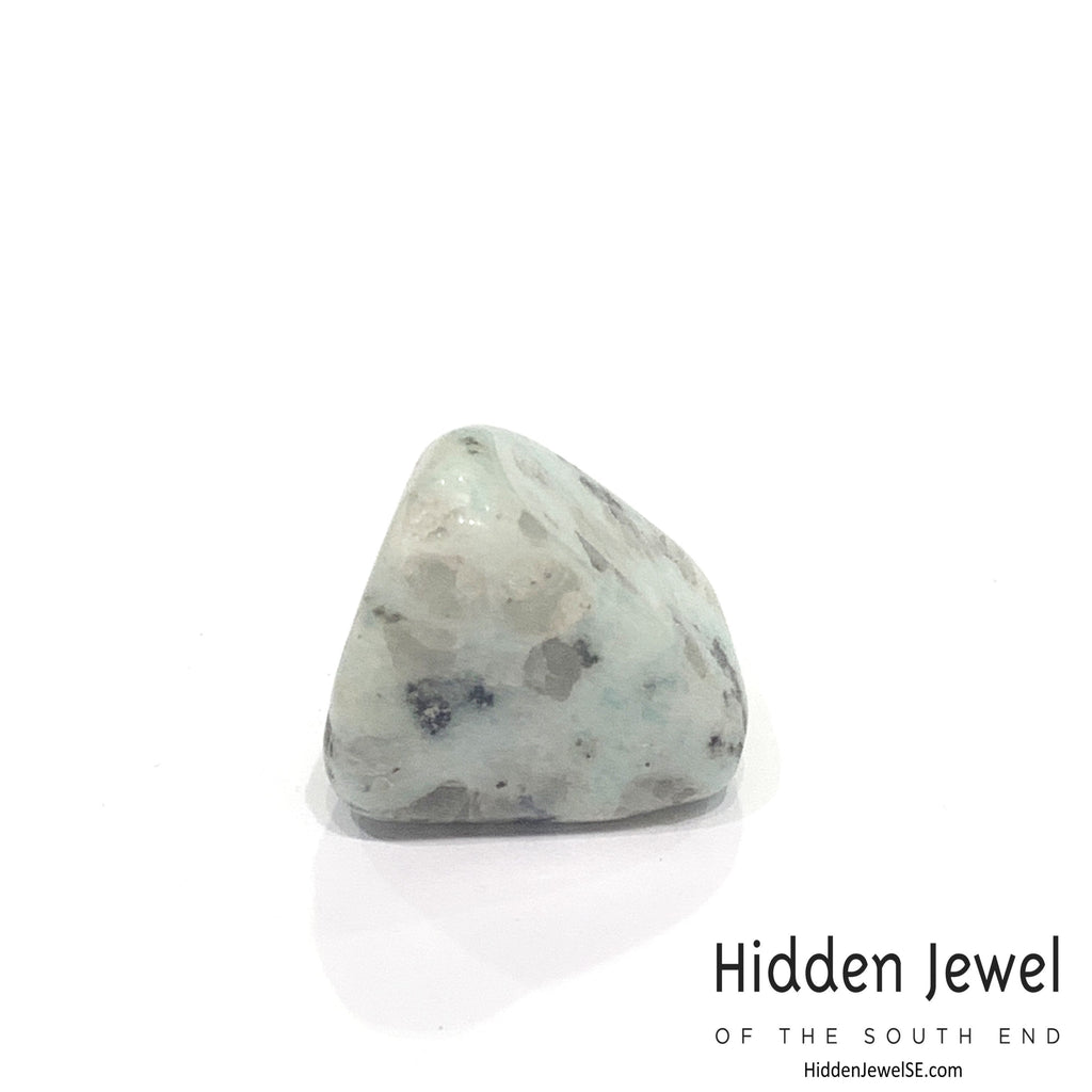 Kiwi Jasper tumbled Gemstone