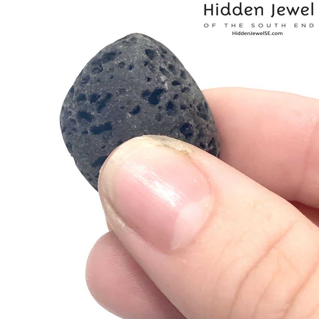 Lava tumbled  gemstones
