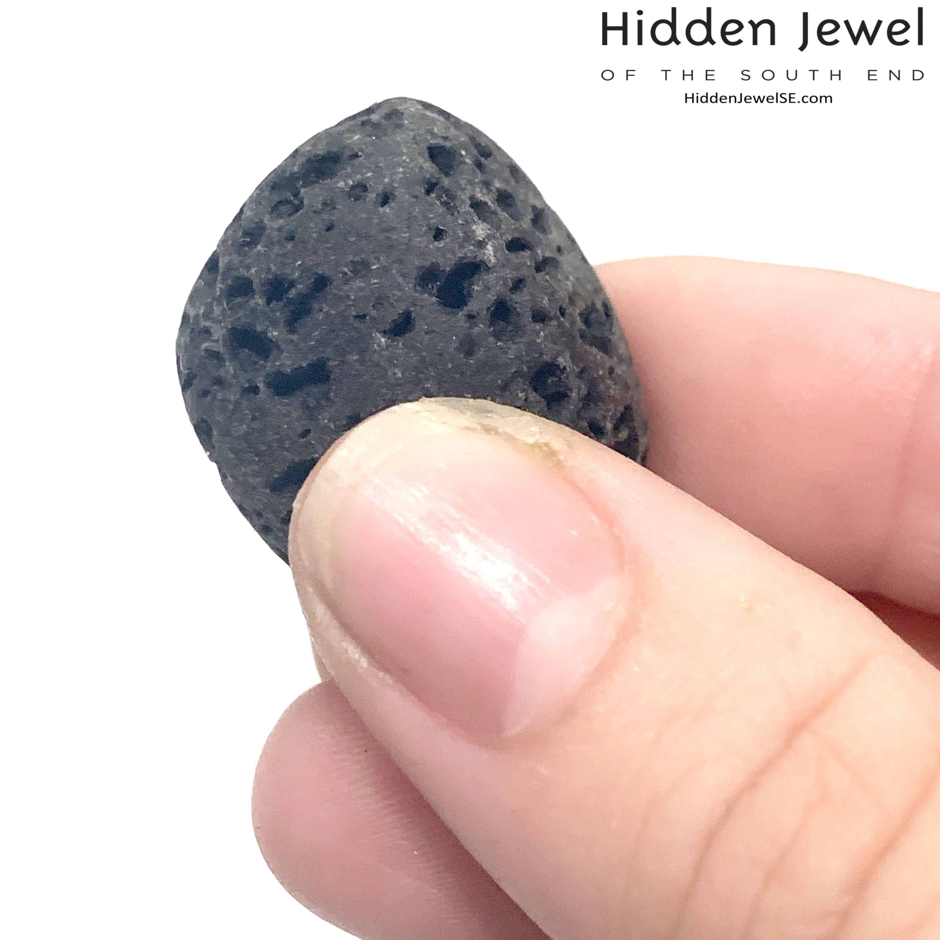 Lava tumbled  gemstones