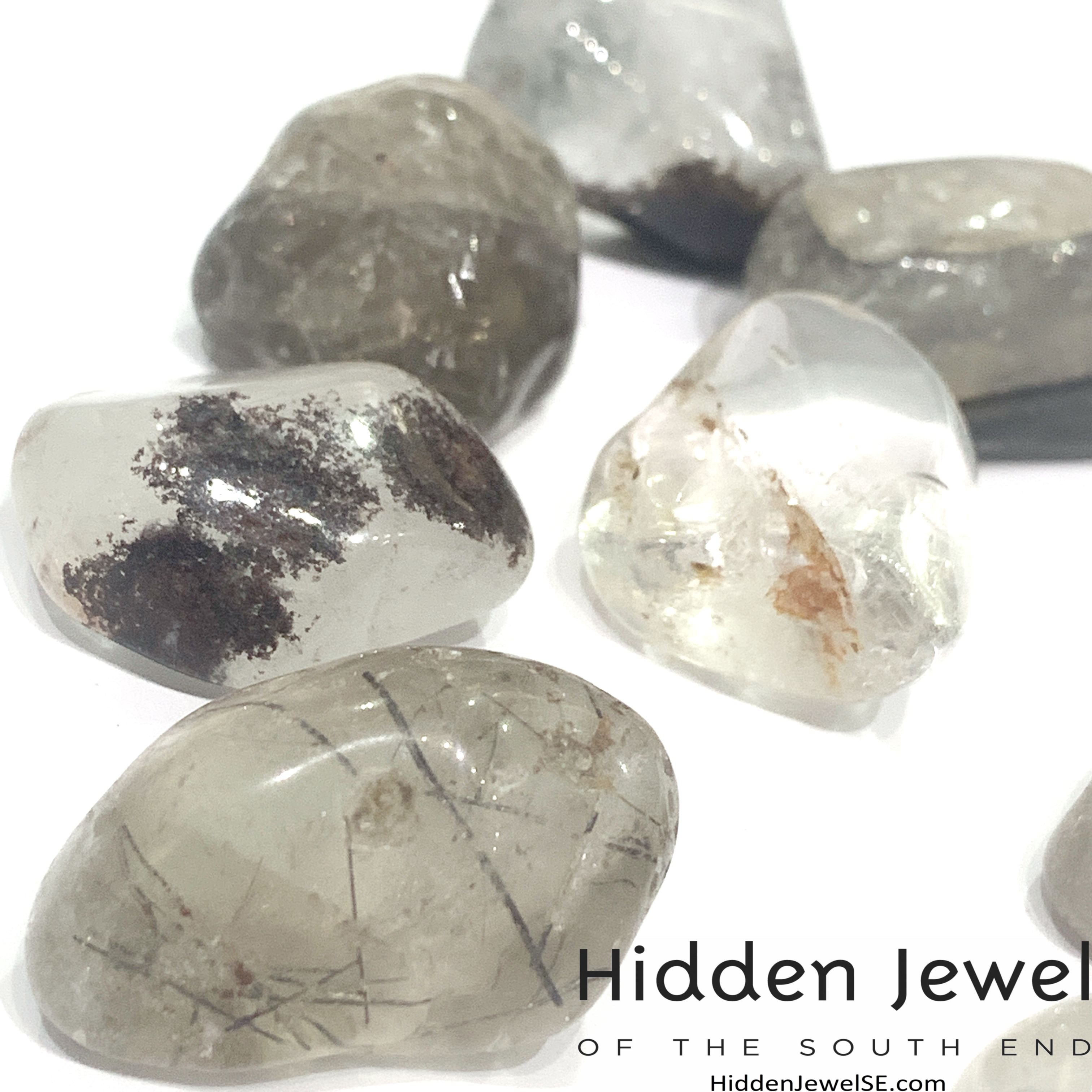 Garden Quartz (Lodilite) Gemstones