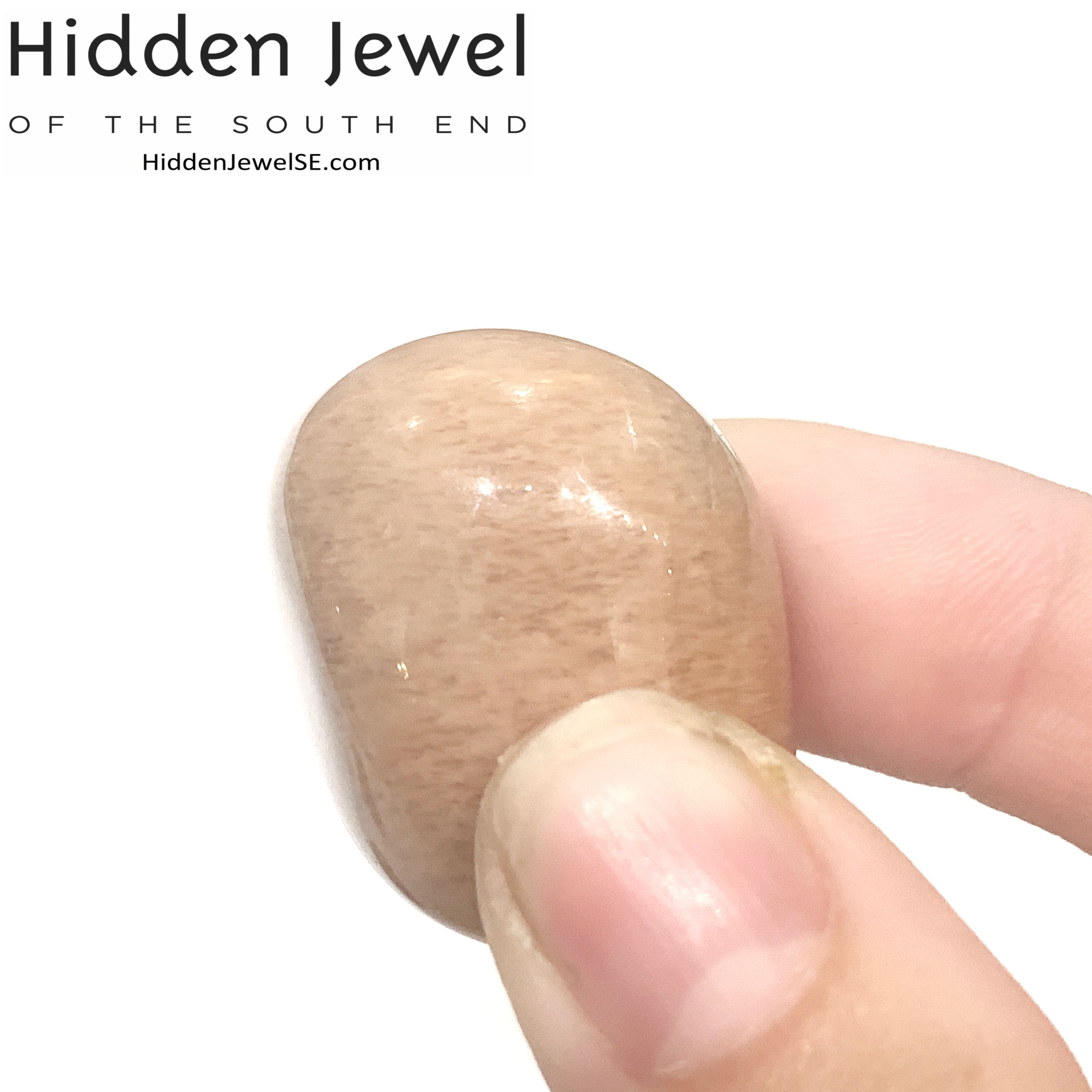 Peach Moonstone tumbled  gemstones