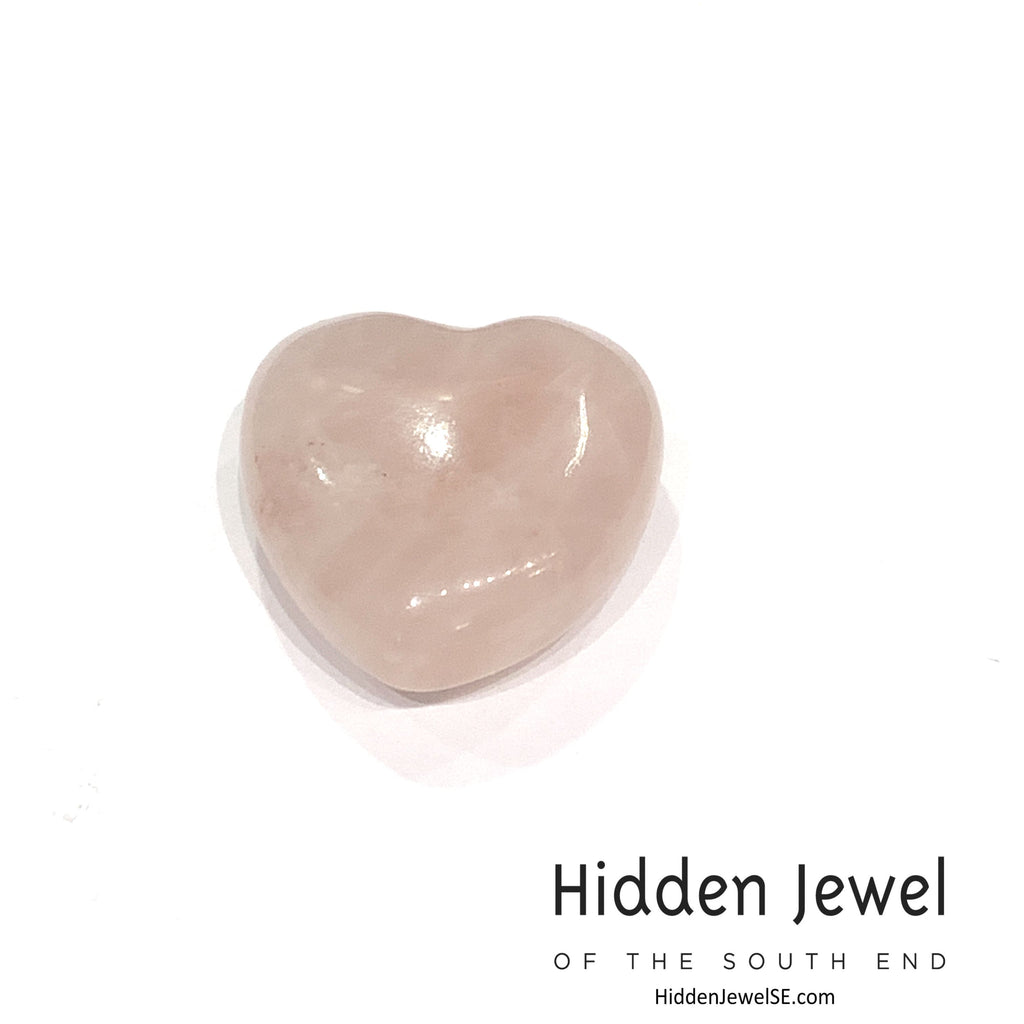 Rose Quartz Gemstone hearts, gemstones