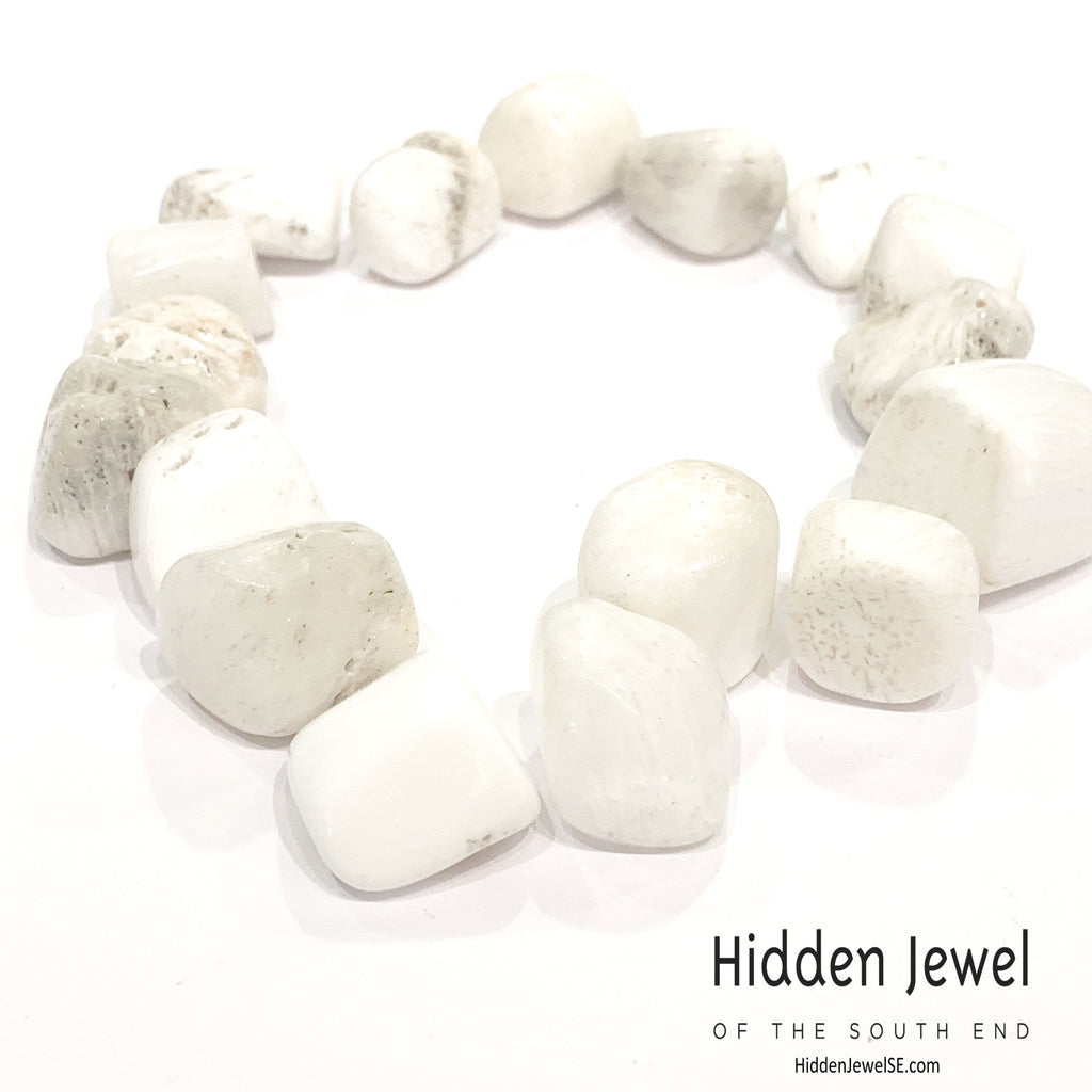 Scolecite  tumbled gemstone