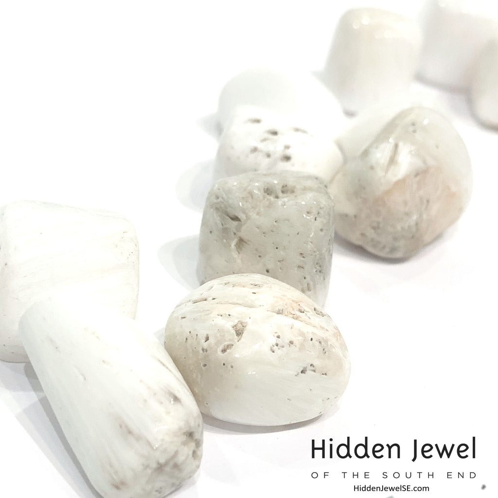 Scolecite  tumbled gemstone