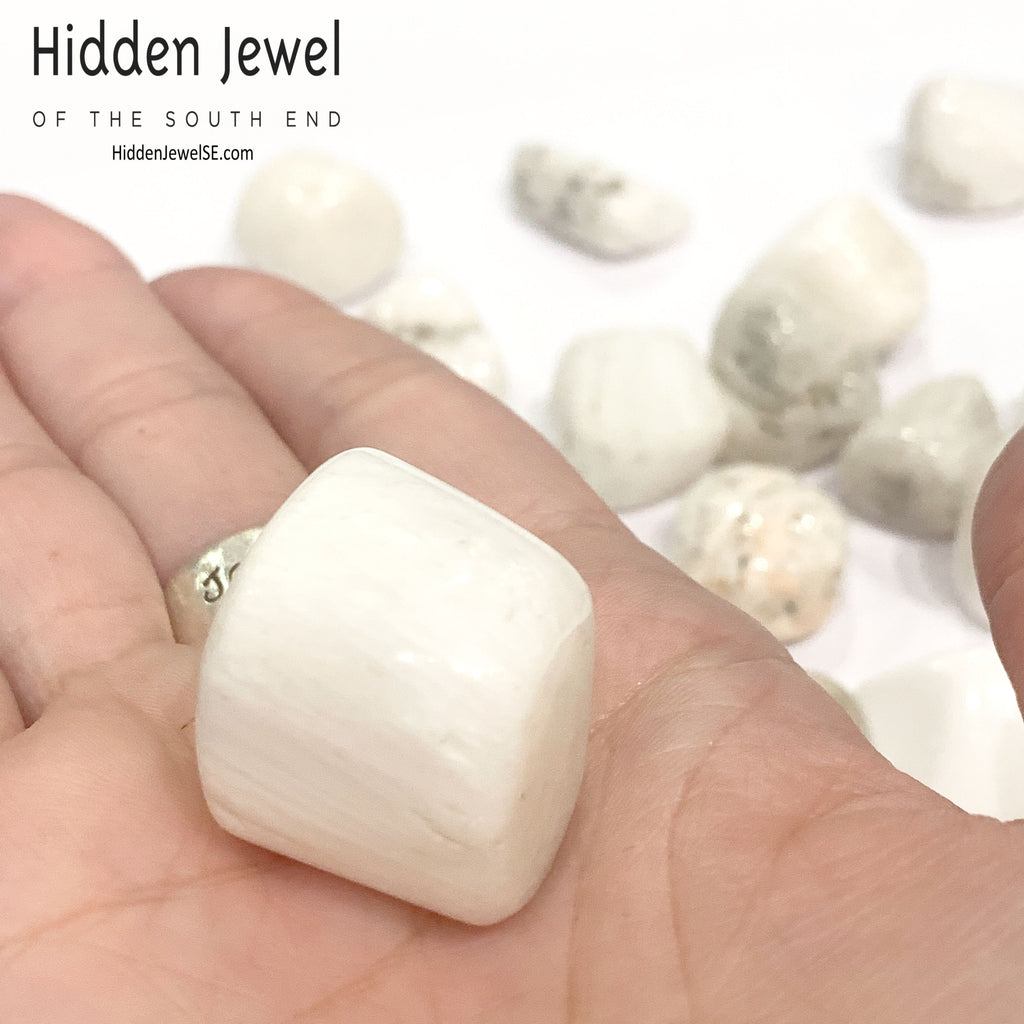 Scolecite  tumbled gemstone