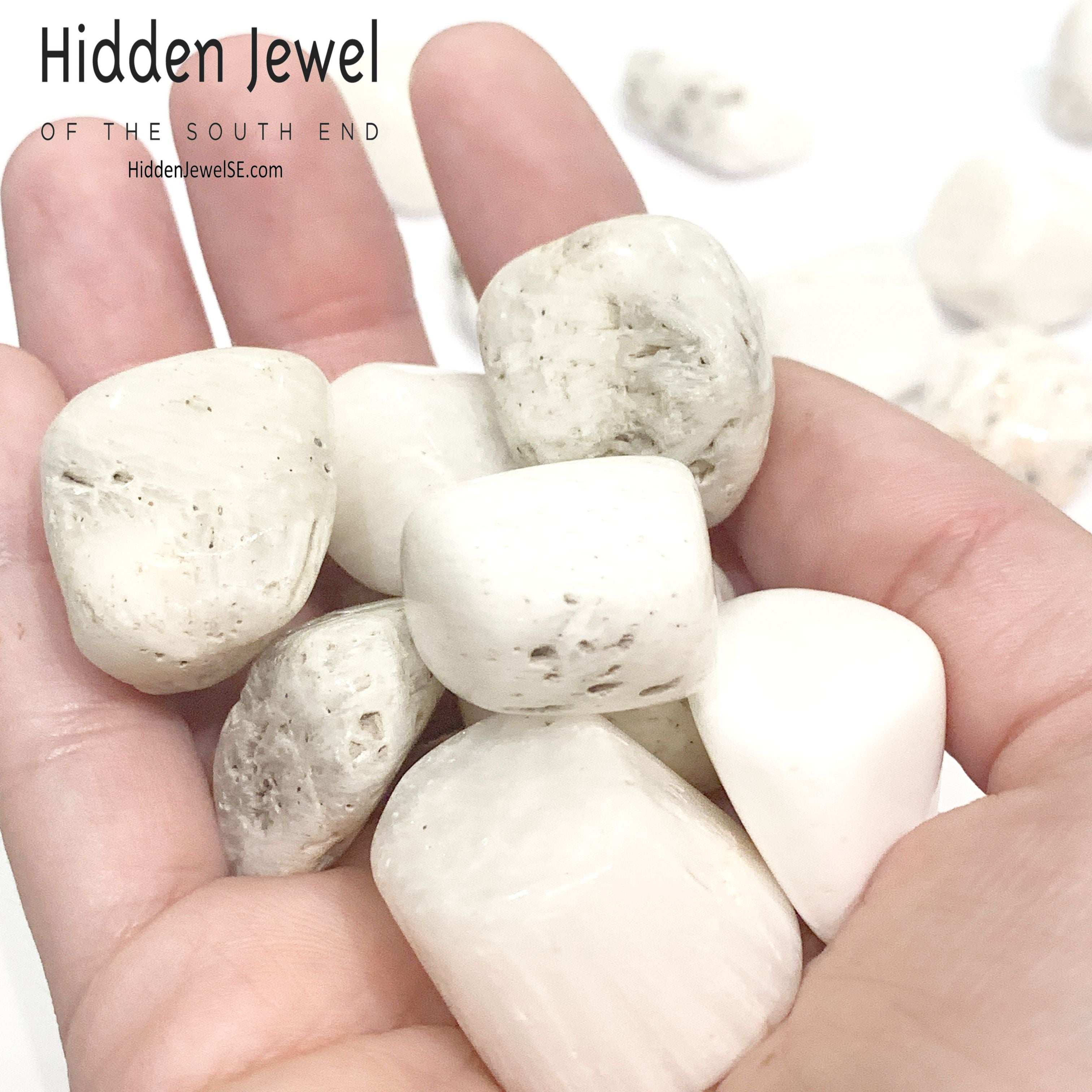 Scolecite  tumbled gemstone