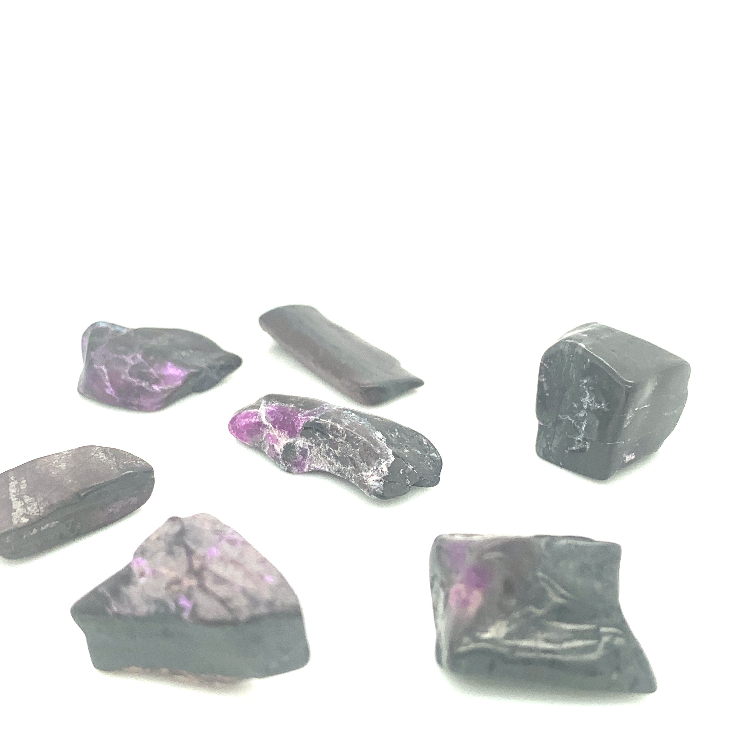 Sugilite semi -tumbled Gemstones