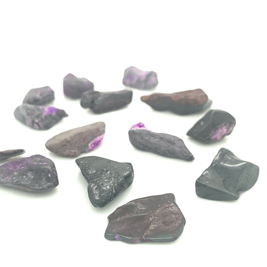 Sugilite semi -tumbled Gemstones