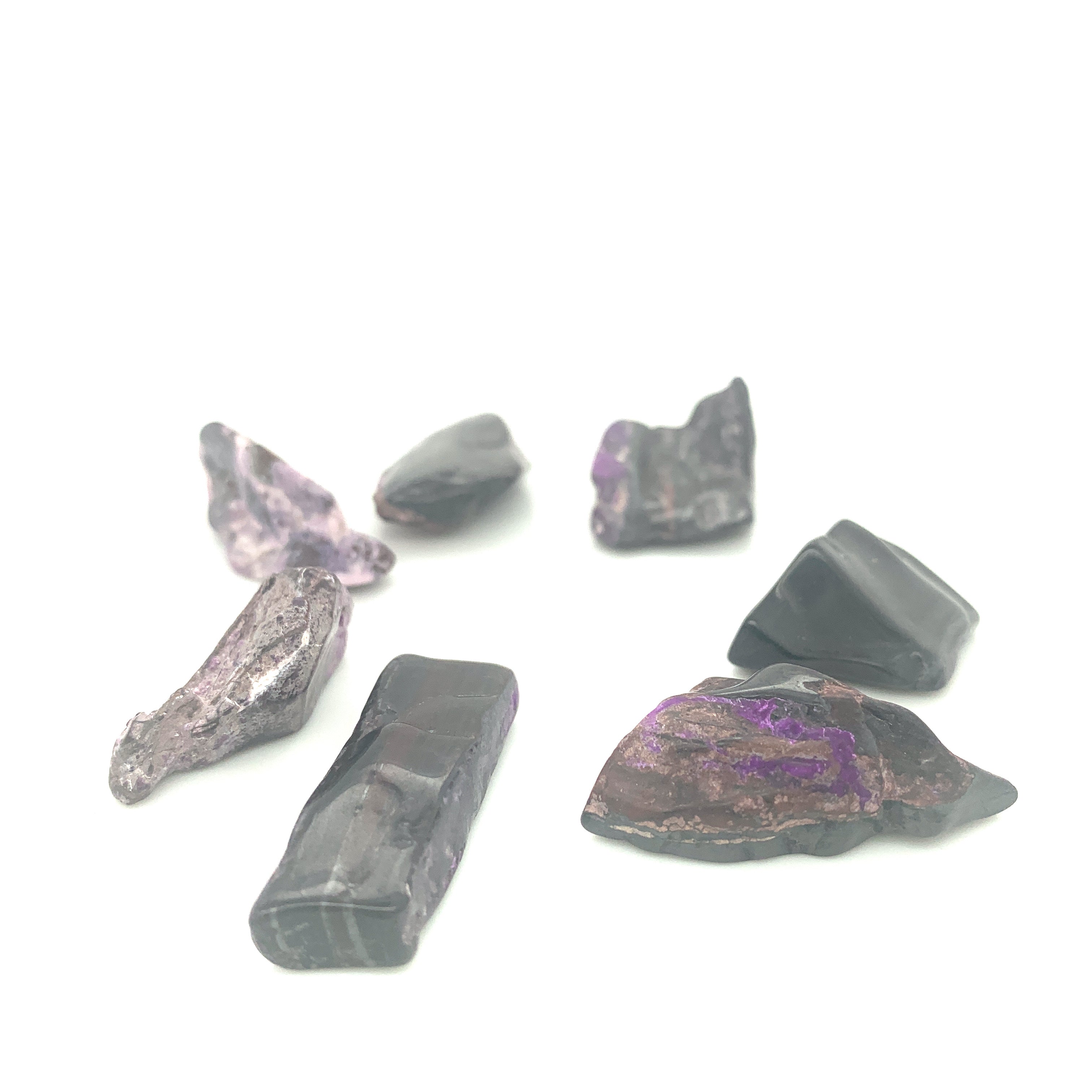 Sugilite semi -tumbled Gemstones