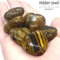 Tiger Eye Gemstone Heart Shape Carving
