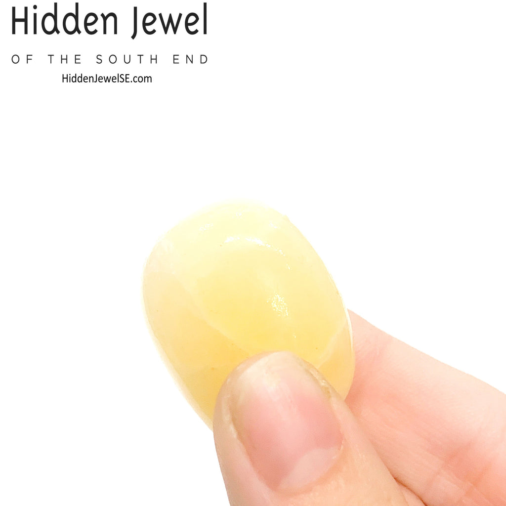Calcite Yellow tumbled Gemstone